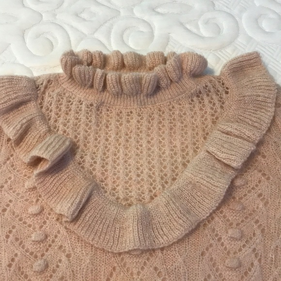 😍Zara ruffled knit sweater - Picture 5 of 7
